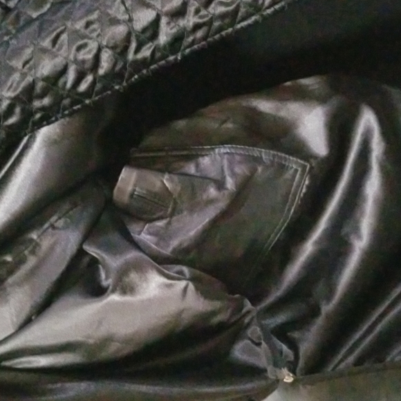 Trucker Leather - Leather Jacket, Size - M, Color - Black - Picture 7 of 13